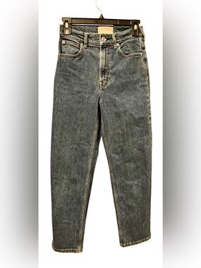 Everlane The Way High Jean Organic Cotton Straight Crop Jeans Size 25